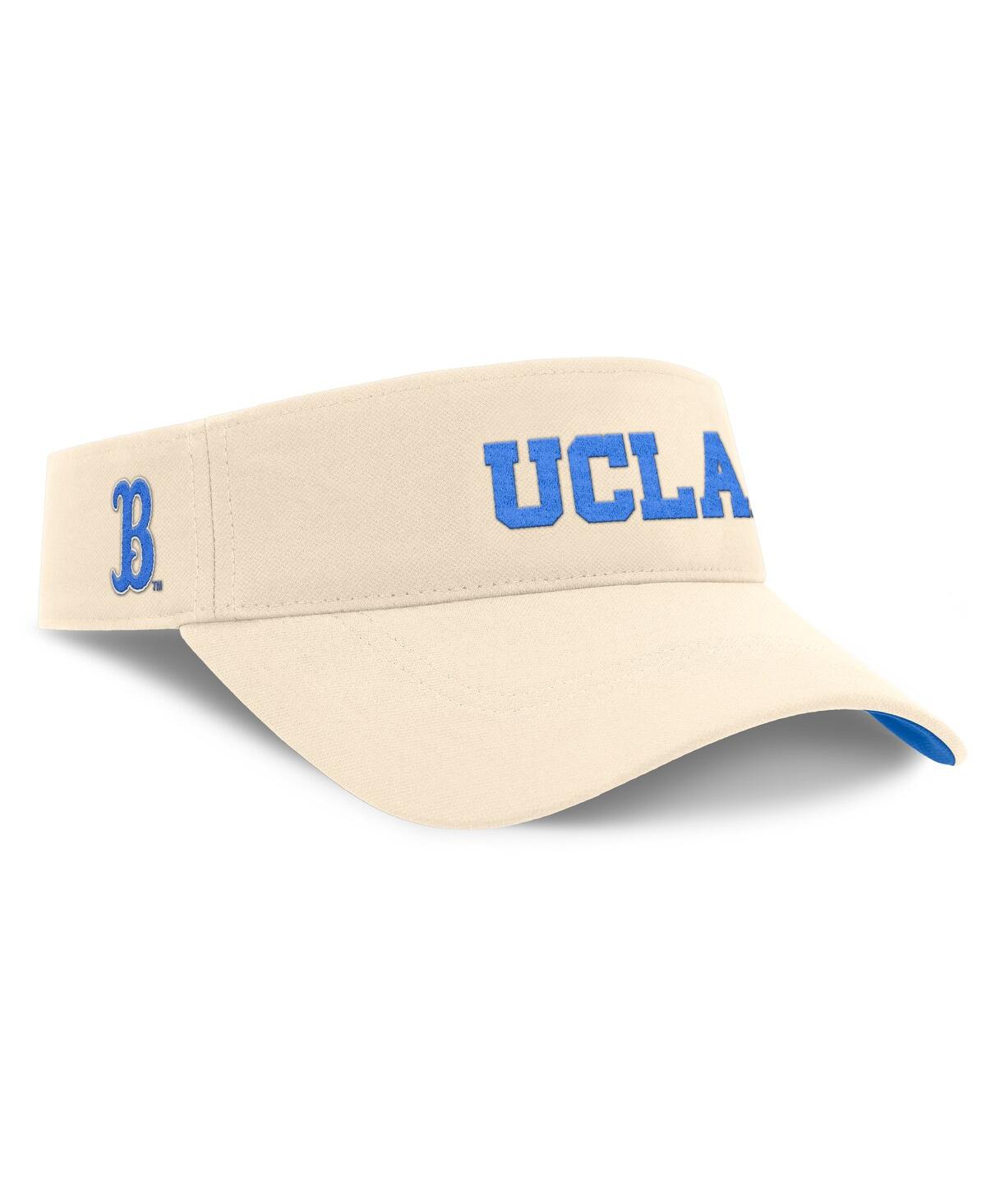 JORDAN MEN'S NATURAL UCLA BRUINS PRIMETIME ACE ADJUSTABLE VISOR HAT 