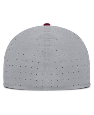 Men's Gray Florida State Seminoles On-Field Dugout True Performance Fitted Hat