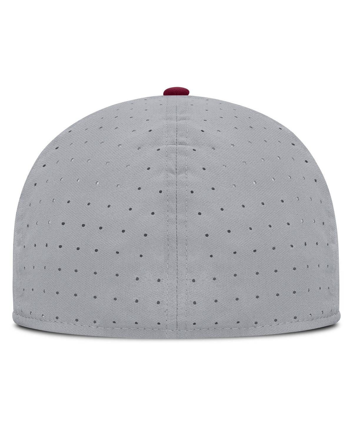 Nike Men's Gray Florida State Seminoles On-field Dugout True Performance Fitted Hat In Gray