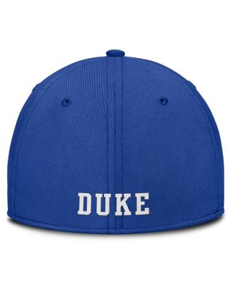 Men's Royal Duke Blue Devils 2025 Dugout Coaches Rise Swoosh Performance Flex Hat