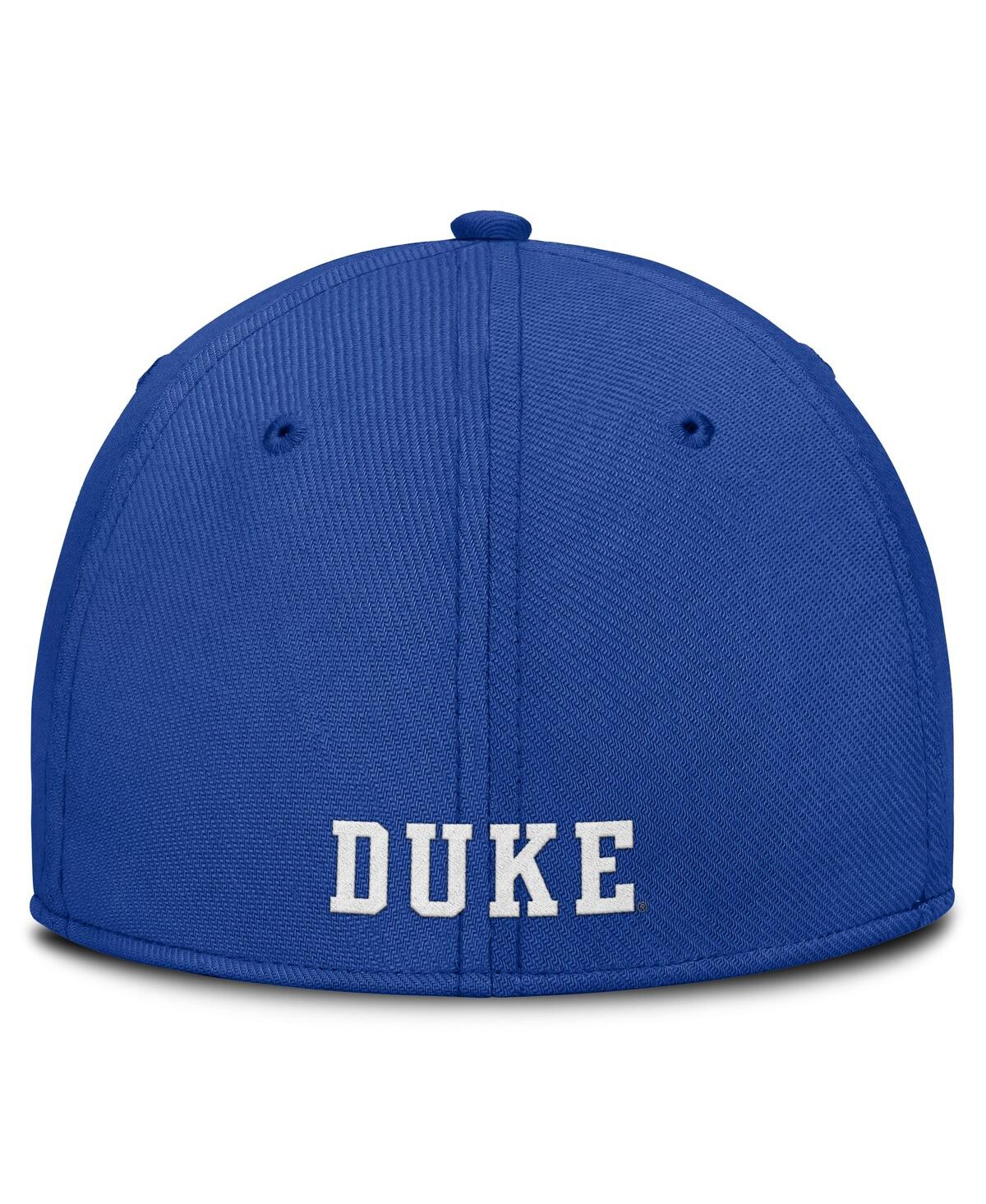 Nike Men's Royal Duke Blue Devils 2025 Dugout Coaches Rise Swoosh Performance Flex Hat