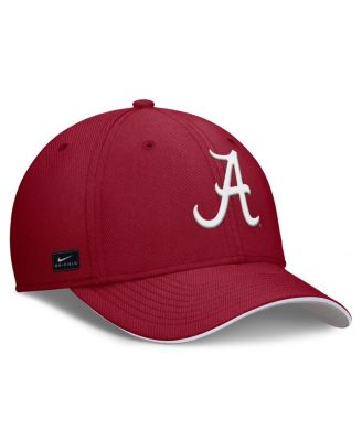 Men's Crimson Alabama Crimson Tide 2025 Dugout Coaches Rise Swoosh Performance Flex Hat