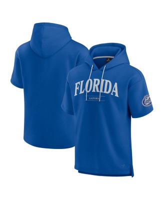 Fanatics - Men's Royal Florida Gators Ready Short Sleeve Pullover Hoodie