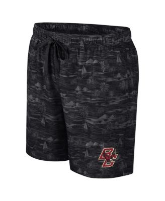 Men's Black Boston College Eagles Ozark Swim Shorts
