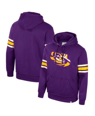 Colosseum - Men's Purple LSU Tigers Saluting Pullover Hoodie
