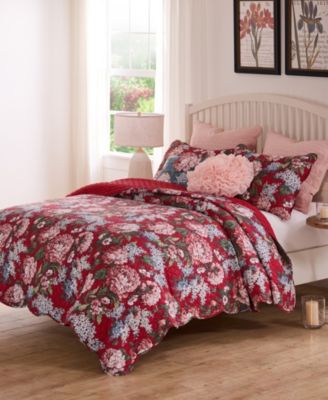 Millie Modern Floral Print 2-Pc. Quilt Set, Twin