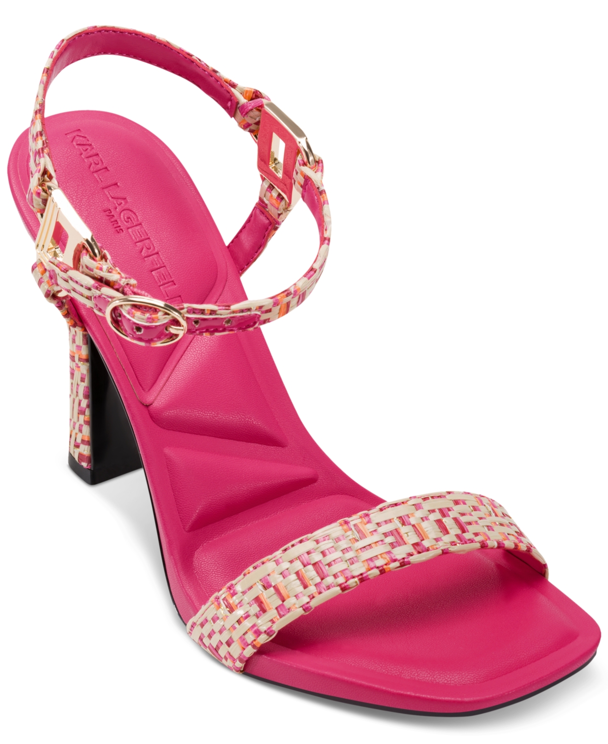 Shop Karl Lagerfeld Women's Cybil High-heel Sandals In Teaberry