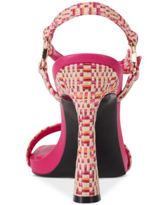 Cybil High-Heel Square-Toe Sandals