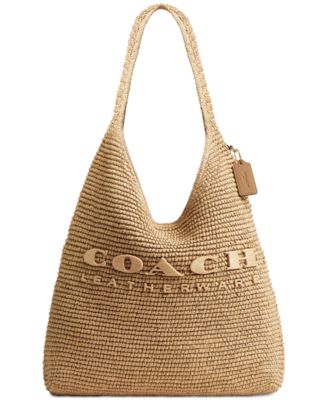 COACH - Brooklyn Large Straw Shoulder Bag 39