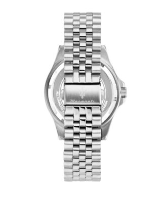 Men's Date Stainless Steel Watch, 44mm