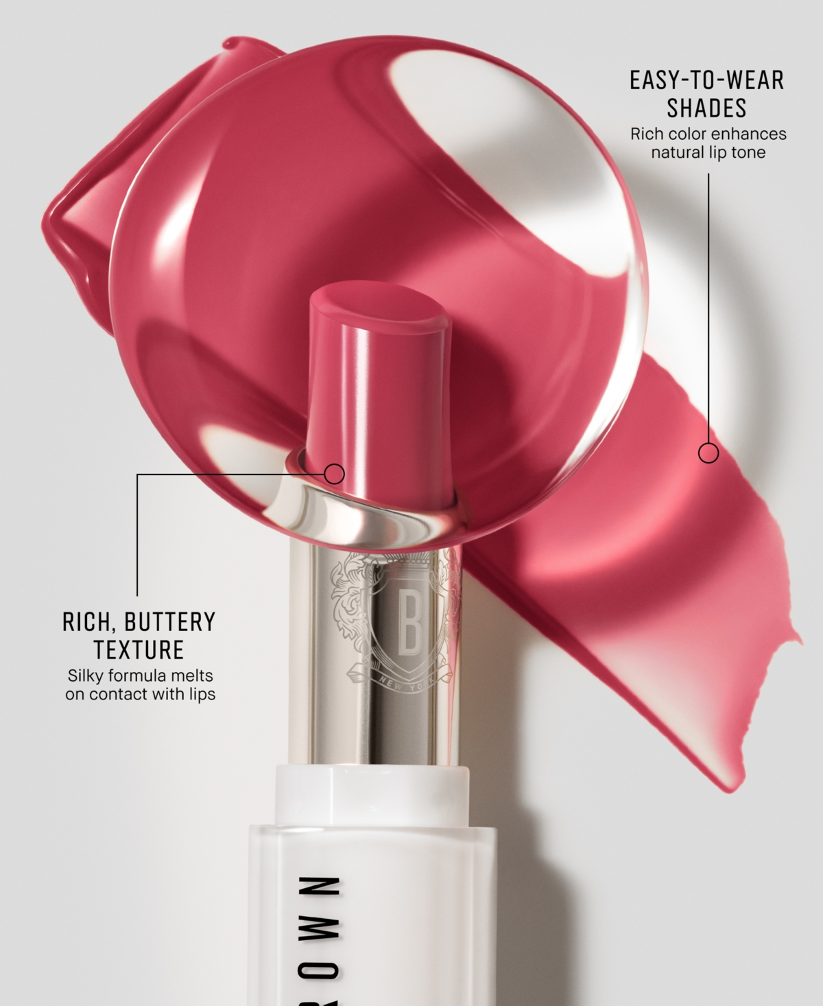 Bobbi Brown Extra Shine Lipstick With Jojoba Oil, 3g In Nude Blush