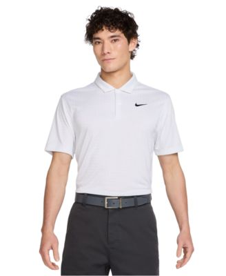 Nike - Men's Core Dri-FIT Classic-Fit Dot-Print Golf Polo Shirt