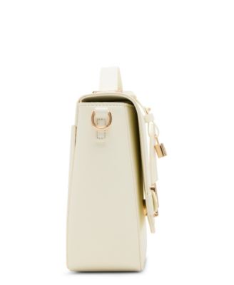 Belted Flap Small Satchel Bag 