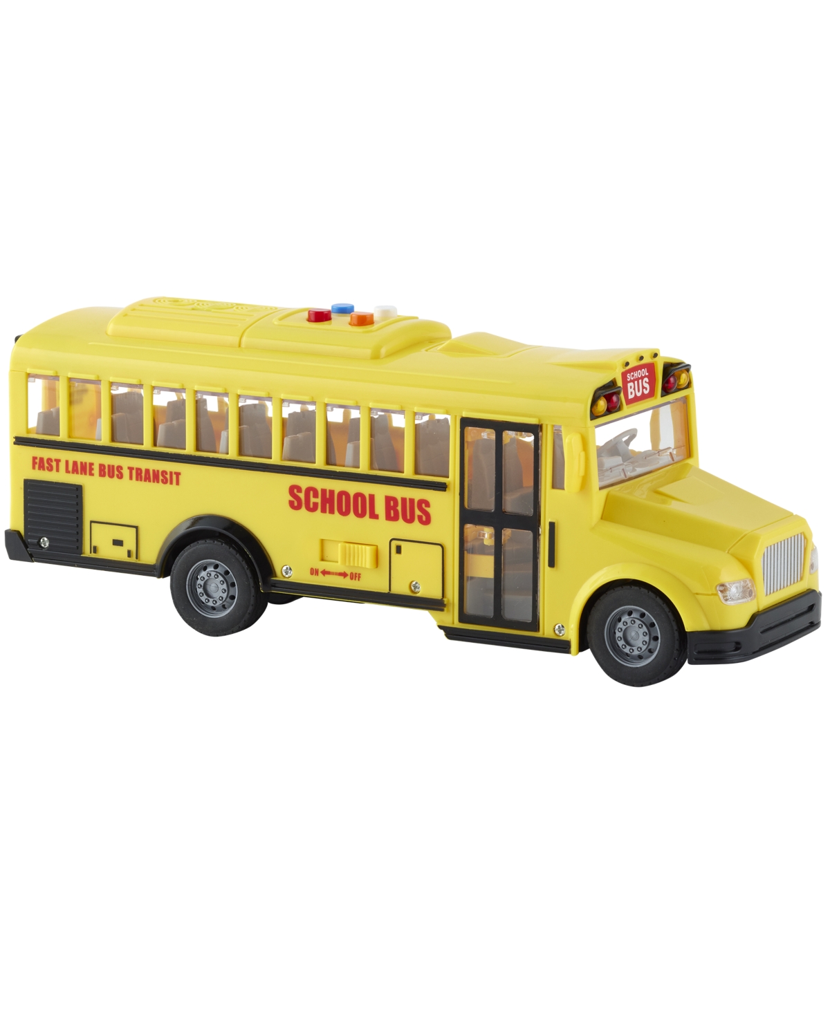 Shop Fast Lane Light And Sound School Bus In Yellow