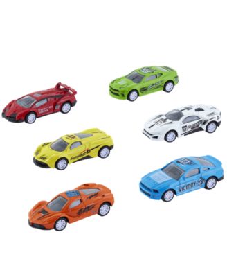Pull Back Diecast Vehicles, 6-Pack