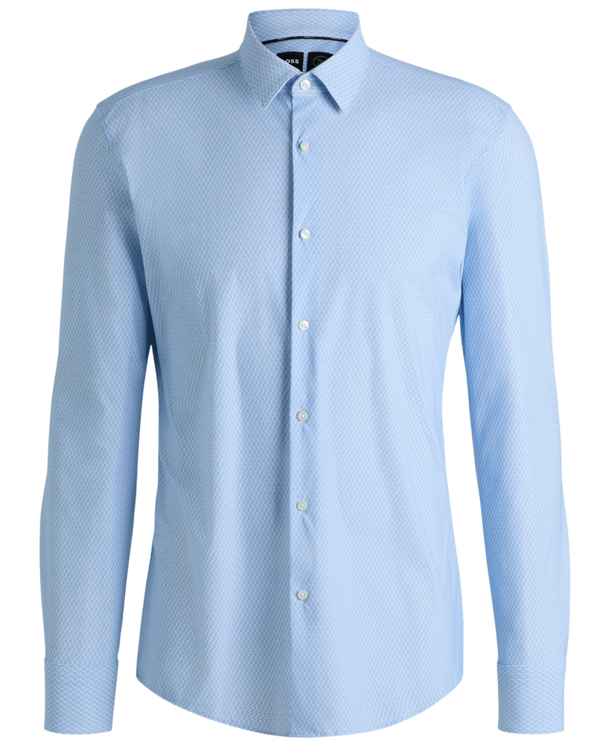 Hugo Boss Boss By  Men's Button-down Regular-fit Dress Shirt In Blue