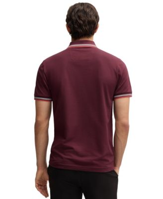 Men's Branding Stretch-Cotton Slim-Fit Polo Shirt