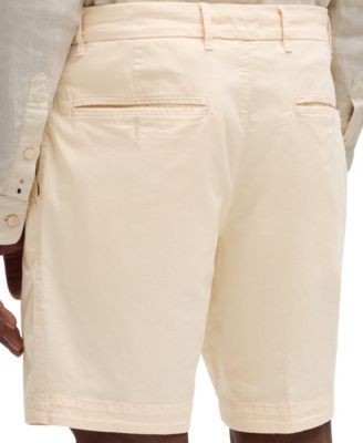 Men's Cotton-Twill Slim-Fit Shorts