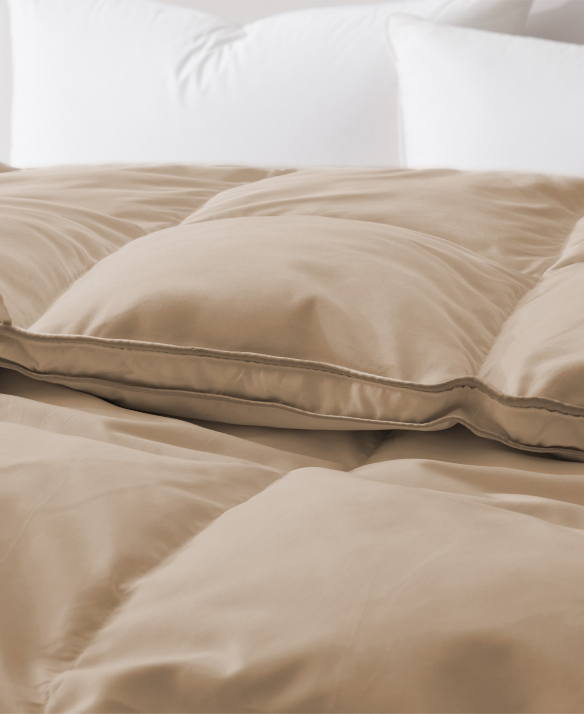 Unikome Medium Warmth Goose Feather Down Fiber Comforter, King