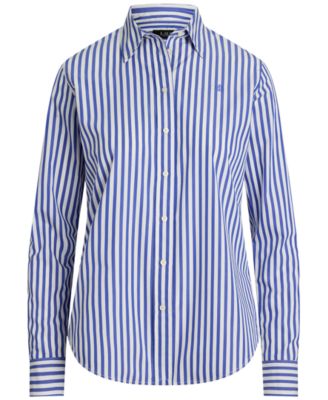 Women's Classic-Fit Striped Broadcloth Shirt