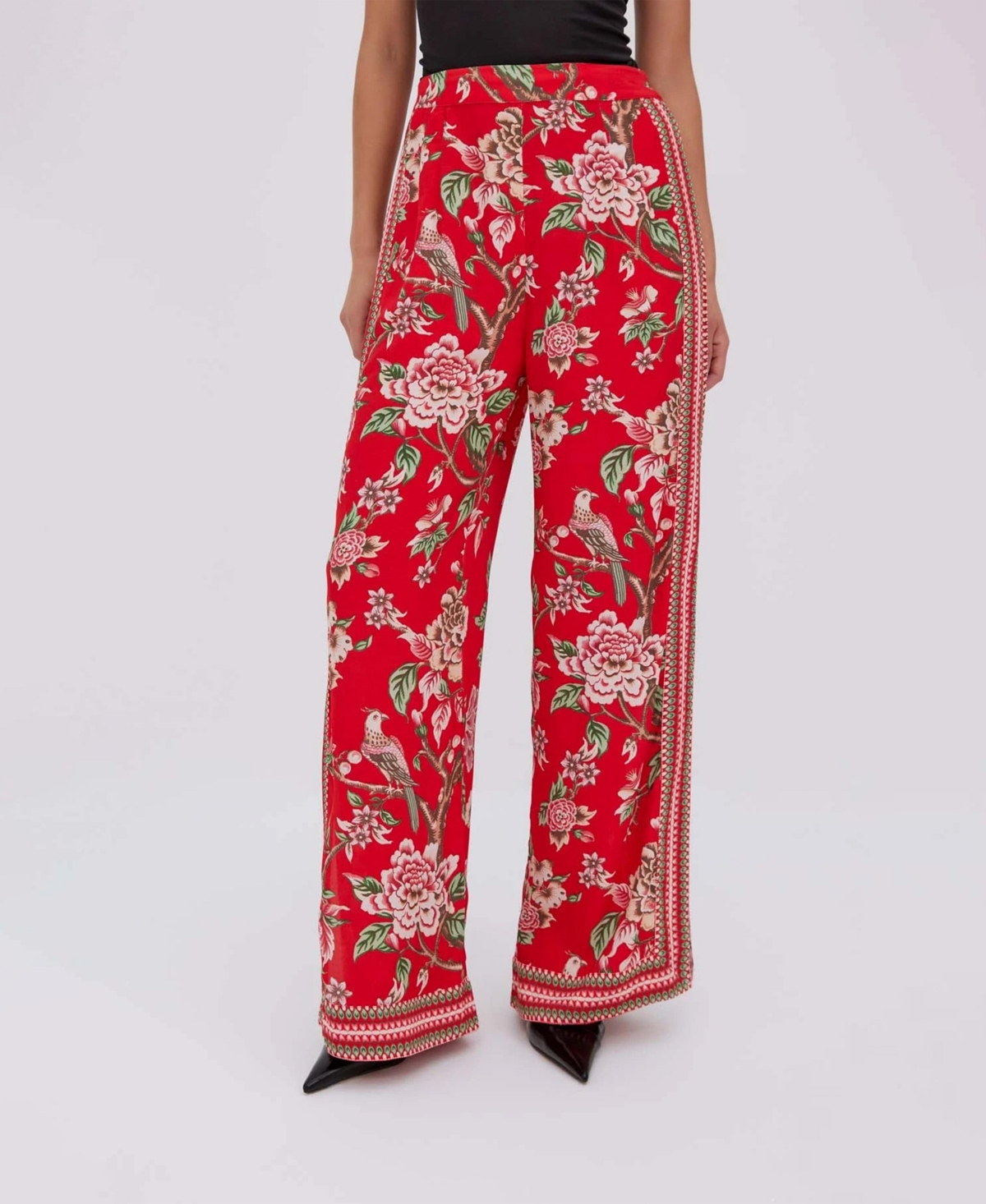 Women's Raishma Hallie Red Trousers - Red