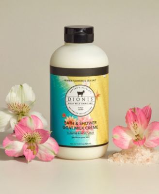 Goat Milk Water Flowers Sea Salt Bath and Shower Creme