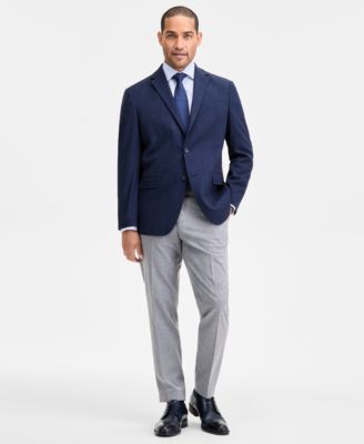 Men's Slim-Fit Techni-Cole Solid Weave Sport Coat