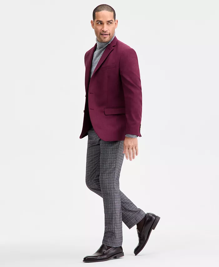 Men's Slim-Fit Techni-Cole Solid Weave Sport Coat - thumbnail 3
