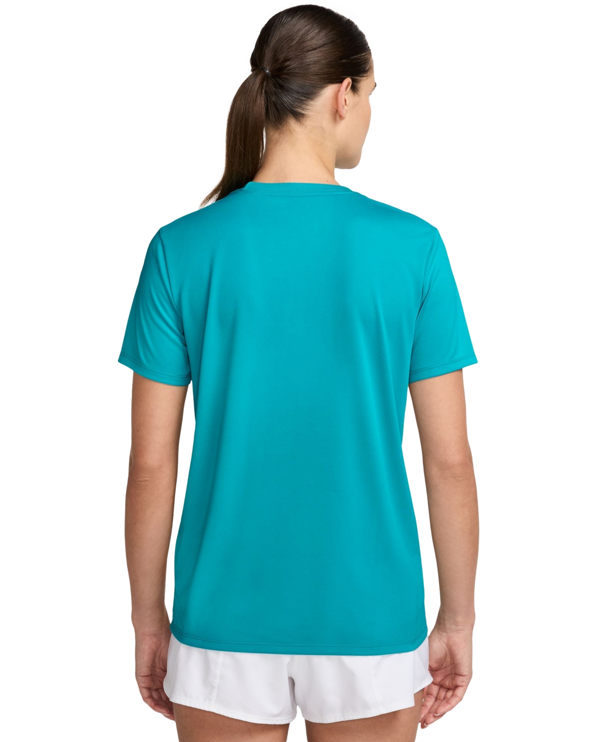 Nike Dri-fit Crewneck T-shirt In Blue