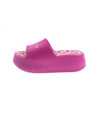 Little and Big Girls Trendy and Comfortable Summer Platform Slides