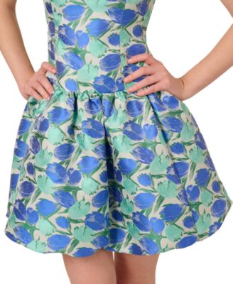 Women's Tulip Jacquard Minidress