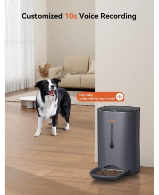 Automatic Dog Feeder with Camera, 7L Pet Feeder with 1080P HD Video, APP Control, 5G WiFi Smart Feeder for Dogs & Cats