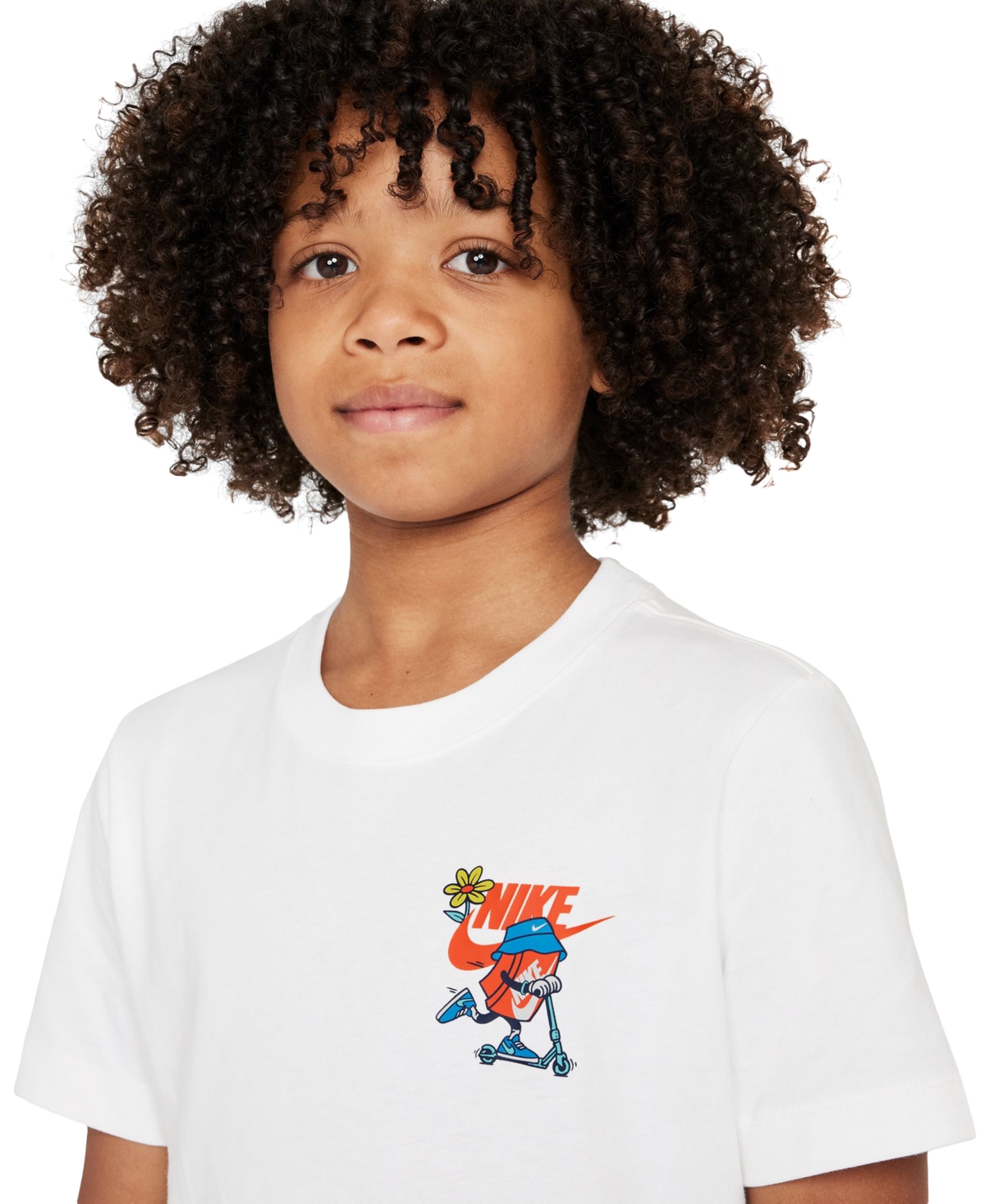 Nike Big Kids Sportswear Cotton Graphic T-Shirt