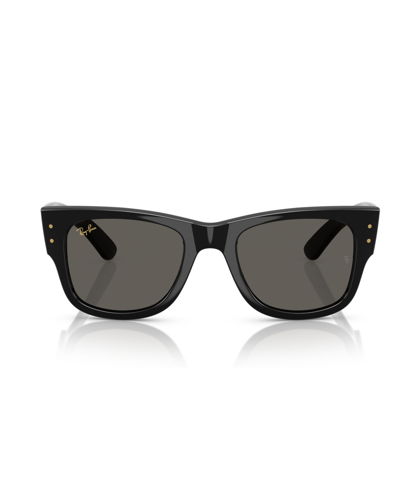 Солнцезащитные очки Ray-Ban Unisex Mega Wayfarer Blacked Out Collection Sunglasses, RB0840S, цвет: Чёрный — фото 5