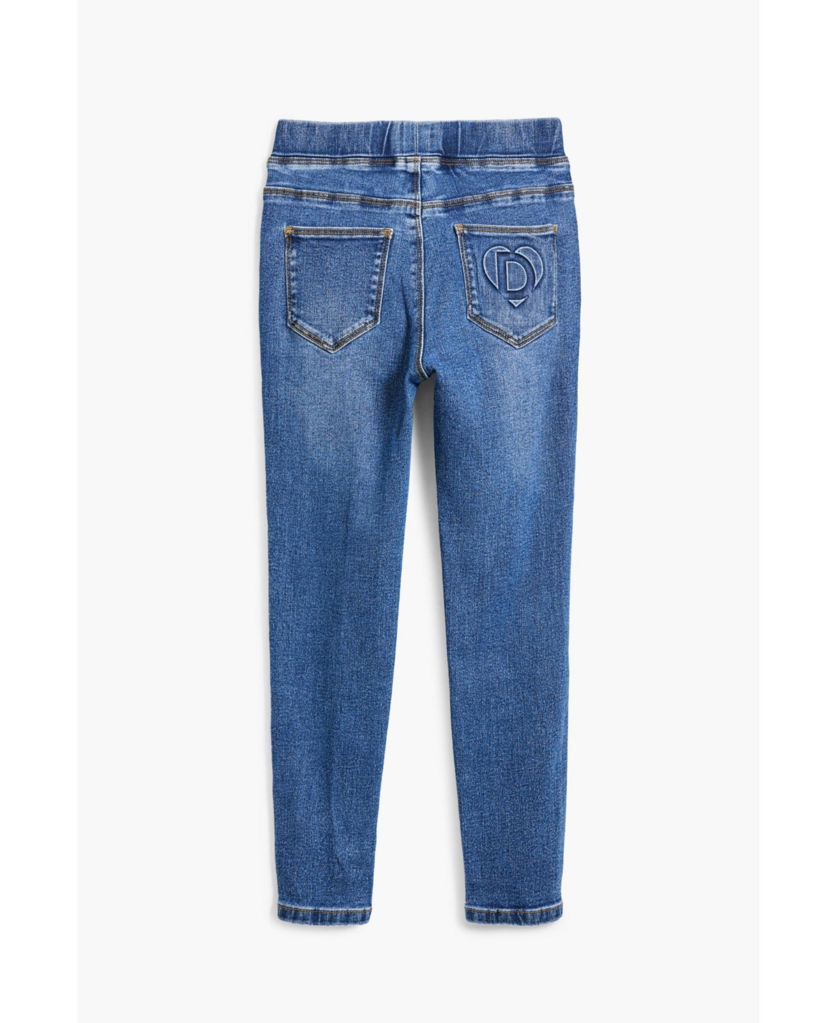 Desigual Girls Girls's Elastic Denim Leggings In Dark Blue