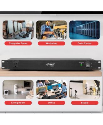 PDU Power Strip Surge Protector – 15 Amp Power Supply Conditioner, 9 Outlets