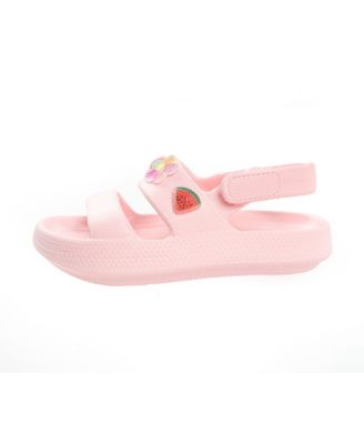 Little Girls Cute and Comfortable Summer with Charms Sandals