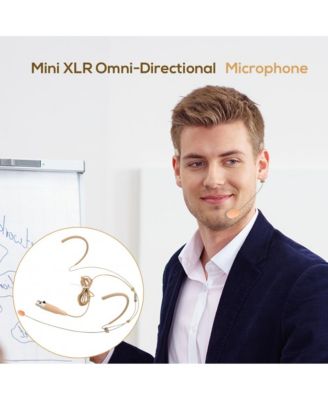 Wired Headset Boom Mini XLR Omni-Directional Microphone