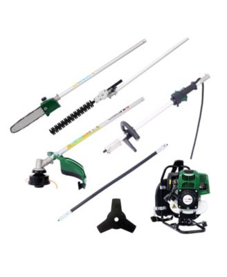 Backpack 4 in 1 Multi-Functional Trimming Tool, 31CC 4-stroke Garden Tool System with Gas Pole Saw, Hedge Trimmer, Grass Trimmer