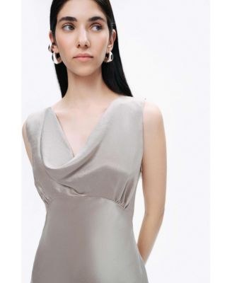 Women's Cowl Neck Maxi Dress