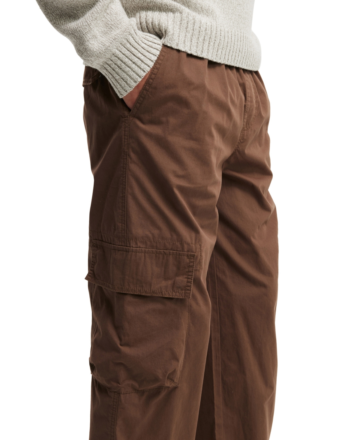 Shop Cotton On Men's Baggy Cargo Pants In Chocolate Brown