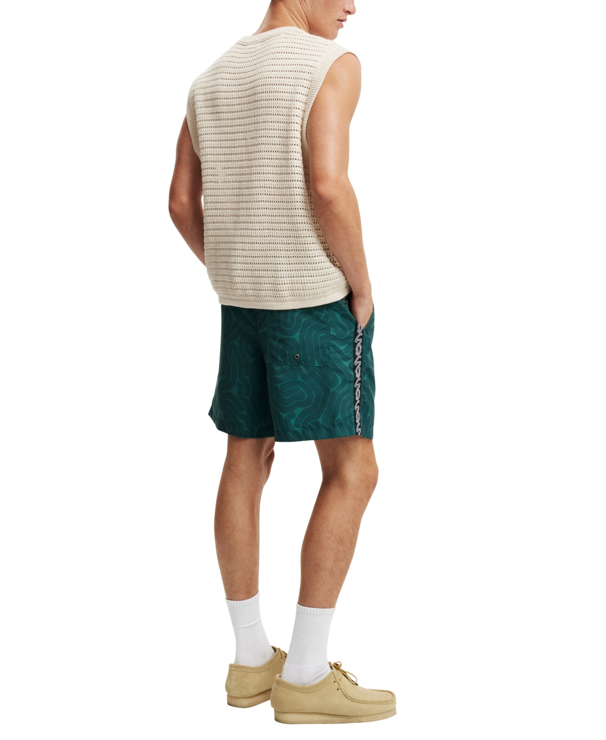Shop Cotton On Men's Baggy Fit Shorts In Green,tylah Saunders