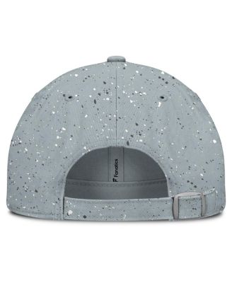 Women's Gray Boston Bruins Heritage Snow Day Speckle Adjustable Hat