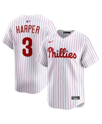 Nike - Men's Bryce Harper White Philadelphia Phillies Home Limited Player Jersey