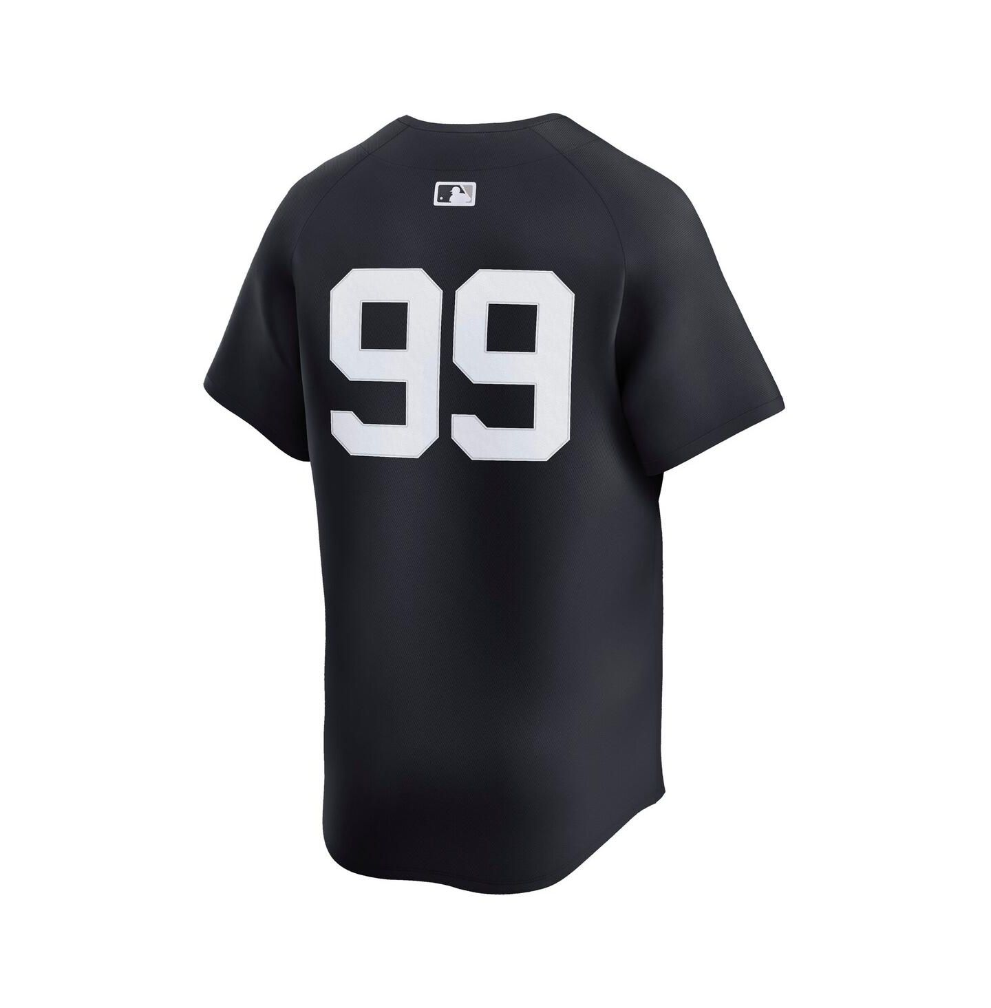 Мужской топ Nike Aaron Judge Navy New York Yankees Alternate Limited Player Jersey — фото 2