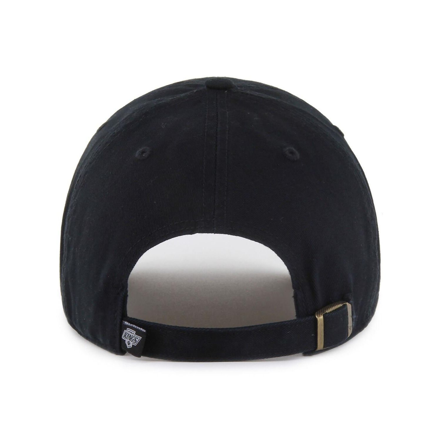 Men's Black Los Angeles Kings Core Logo Clean Up Adjustable Hat
