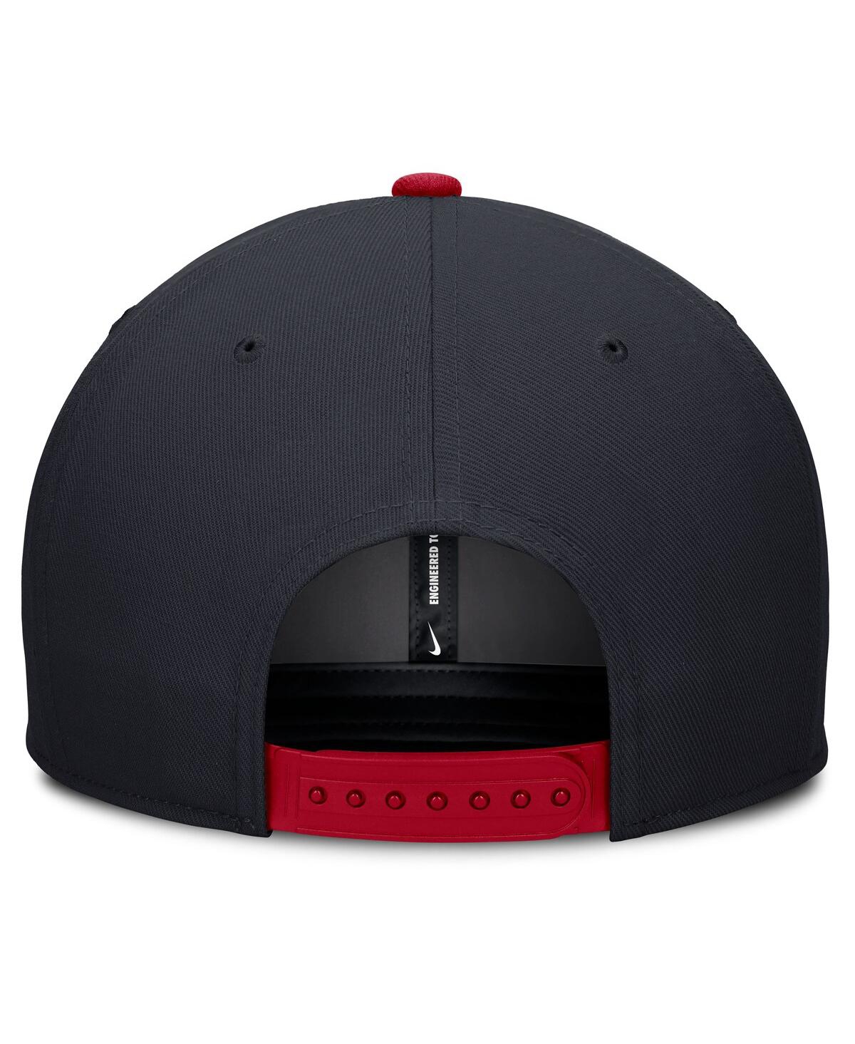 Nike Men's Navy/red Minnesota Twins Pro Performance Snapback Hat In Navy,red