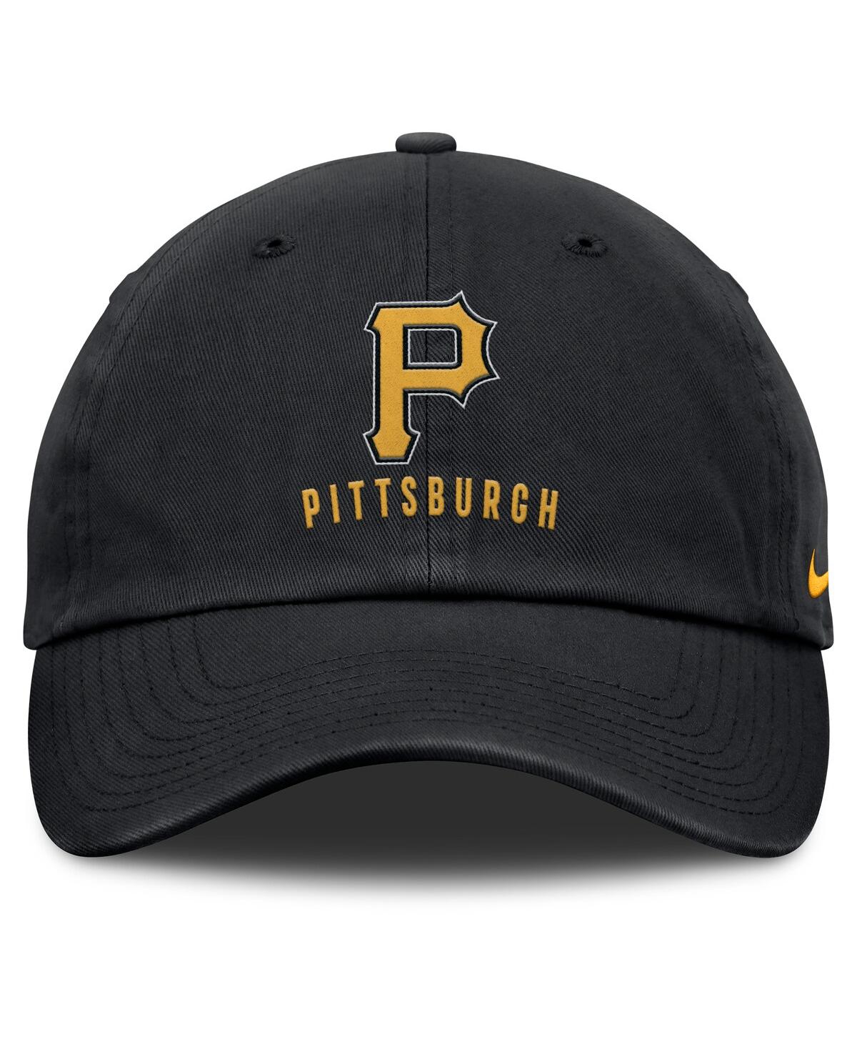 Nike Women's Black Pittsburgh Pirates Club Adjustable Hat In Black