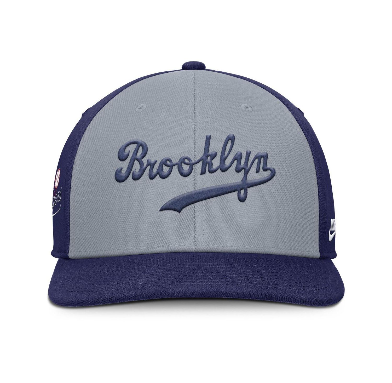 Men's Gray/Royal Brooklyn Dodgers Cooperstown Collection Pro Performance Snapback Hat