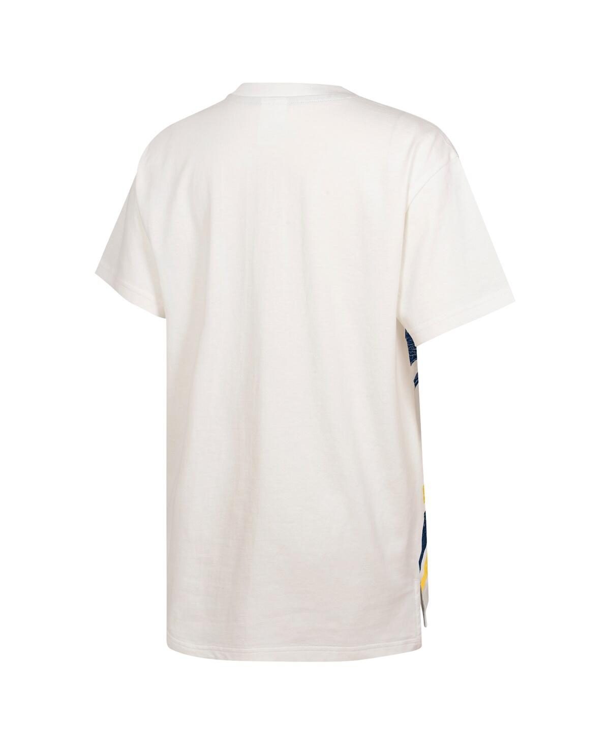Outerstuff Big Boys And Girls White Michigan Wolverines Let's Get Loud Oversized T-shirt In White